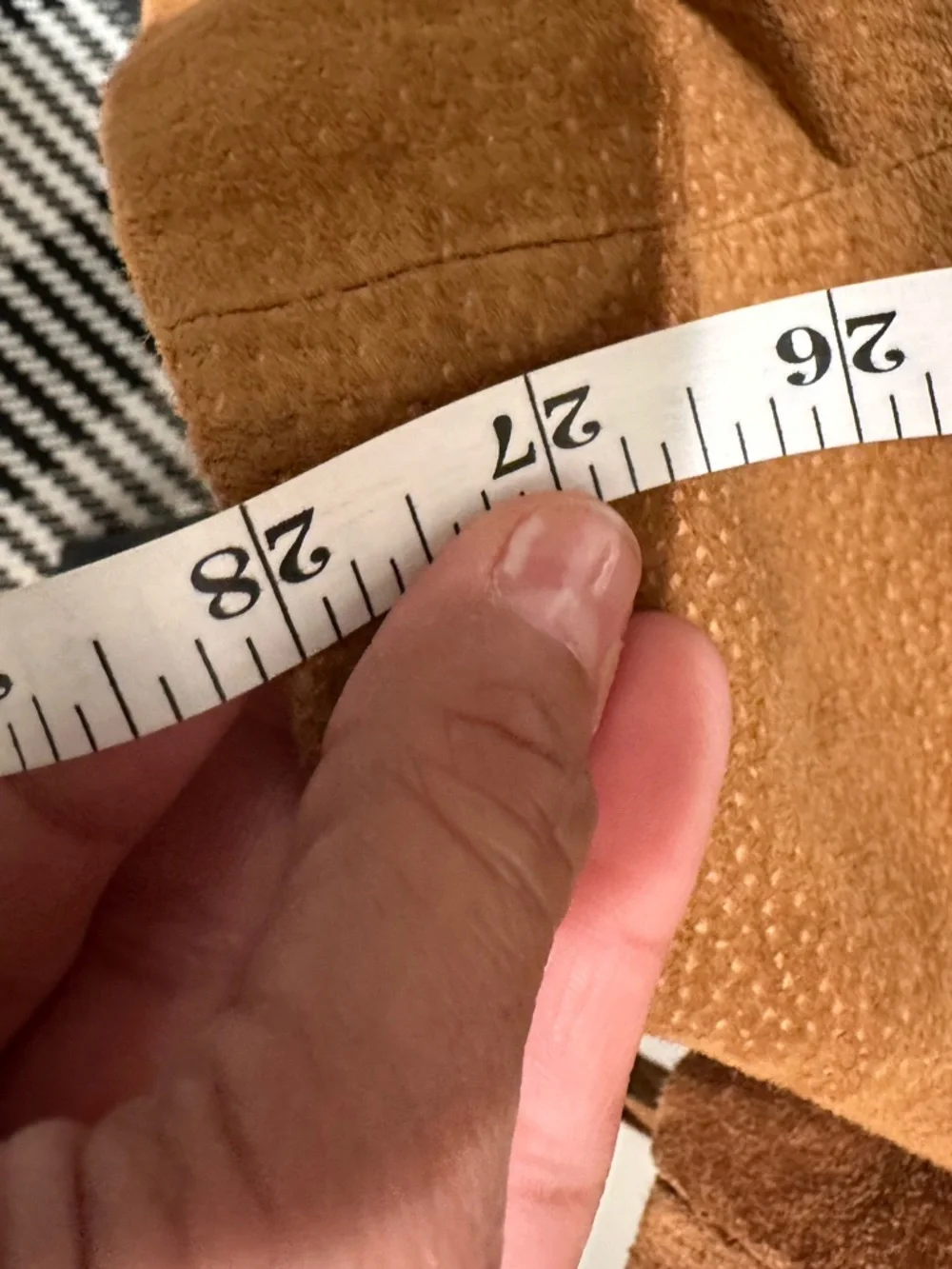 SPRING SALE! Gallery Cognac Fringe Suede Jacket - Picture 8 of 8